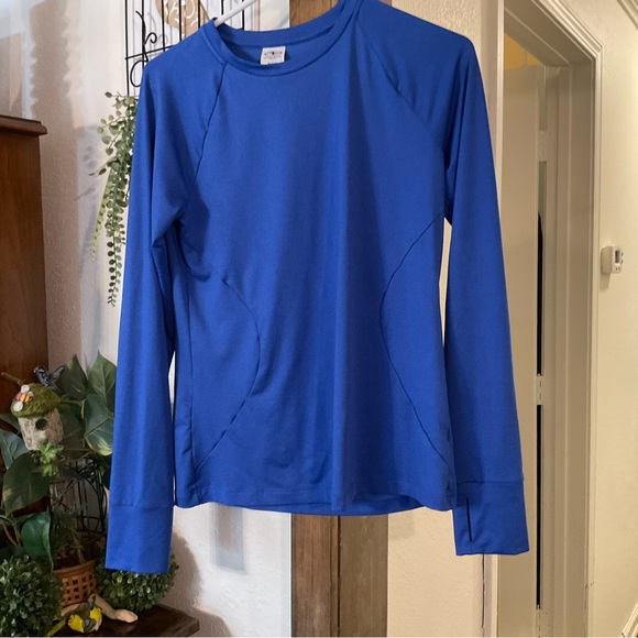 Athletic Works Men's Vibrant Blue Tee - Picture 1 of 7